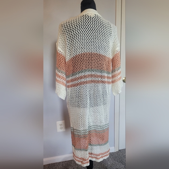 POL Multicolor Open Knit Cardigan. Sz S NWOT - Picture 2 of 6